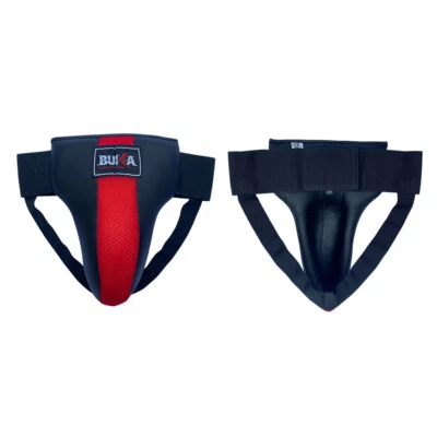 BUKA FIGHTING GEAR BUKA Groin Guard Boxing Muay Thai MMA Abdo Gear Kickboxing Abdominal Protector