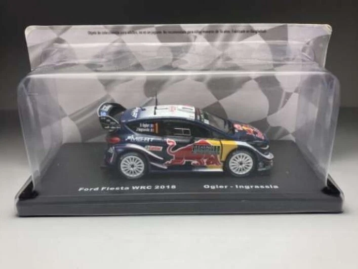 Modellino Statico Ford Fiesta Rally WRC (2018) Auto Colore Blu Scala 1:43 - Immagine 1 di 1