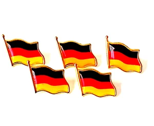GERMANY German Metal Flag Lapel Pin Badges x 5 - Picture 1 of 6