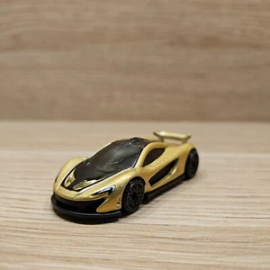 2025 Hot Wheels - McLaren P1 Metalflake Gold Multipack Exclusive Loose New X6999 - Picture 1 of 11
