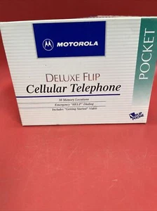 Vintage Motorola Pocket Cellular Telephone 34643 AB Accessories & Video Guide - Afbeelding 1 van 14