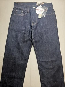 Schott Mens Size 29R TRD1928 Cotton Straight Regular Denim Jeans (BNWT) Blue - Picture 1 of 20