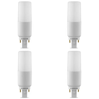 4x LED Lampe G24d neutralweiß 7W / 50W  G24 Leuchtmittel 230V 660lm 4000K SEBSON - Bild 1 von 4