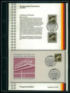 BRD ETSB 1982/12c ERSTTAGS-SAMMELBLATT 1138 DAUERSERIE MAGNETBAHN TRANSRAPID - Bild 1 von 2