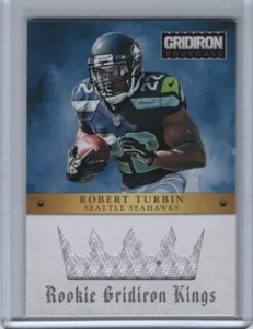 2012 Panini Gridiron Rookie Gridiron Kings Jersey #28 Robert Turbin 73/299 - Picture 1 of 1