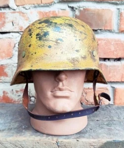 WW2 M40 Casco Alemán Segunda Guerra Mundial M40 Casco de Combate Talla 64 Envío Gratis - Imagen 1 de 13