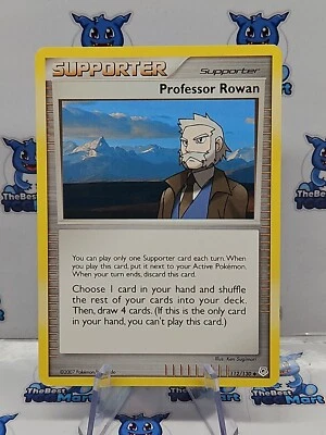 Professor Rowan - 112/130 - Pokemon Diamond & Pearl MP - Image 1 of 2