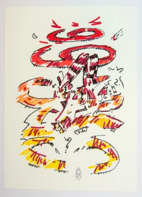 Michael Würzberger: Serigrafie handsigniert  - Bild 1 von 4