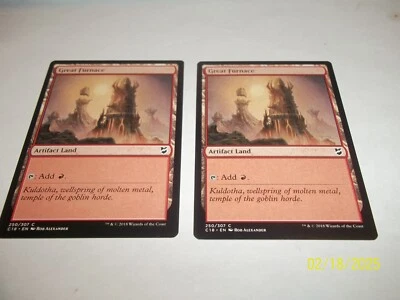 Great Furnace  Commander 2018 x2 NM/LP - Image 1 of 2