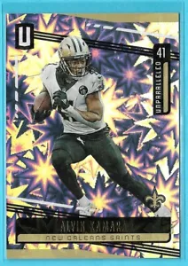 Alvin Kamara 2019 Unparalleled Impact Parallel #15/75 - Bild 1 von 2