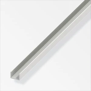 alfer U-Profil 10 x 24 x 1000 mm weiß PVC Profil Kunststoffprofil U Schiene - Bild 1 von 2