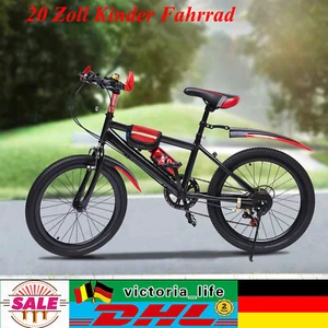 Bicicleta de 20 pulgadas niños bicicleta niños niñas bicicleta de montaña bicicleta para niños MTB rojo - Imagen 1 de 24