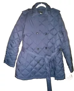 Sam Edelman Damen Gr. XXL Navy Zweireiher Steppmantel Neu mit Etikett - Bild 1 von 9