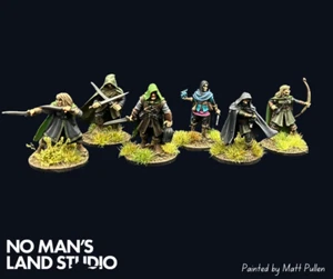 Pro Painted Rangers Of Shadow Deep COMMISSION Fantasy LOTR D&D Frostgrave - Picture 1 of 4