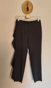 MORGAN : PANTALON NOIR VOLANT SUR UN CÔTÉ SMOCKING ORIGINAL - Imagen 1 de 15