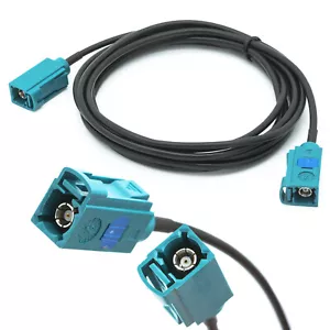KFZ Auto Antenne 2m Verlängerung FAKRA Buchse RG174 Z Adapter Kabel Universal - Bild 1 von 2