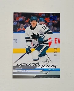 2024-25 Upper Deck Young Guns Deluxe #223 Collin Graf /250 RC - Bild 1 von 2