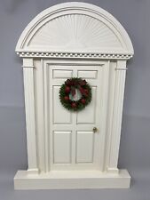 Vintage 1992 Byers Choice The Carolers Door With Wreath 20” Christmas Display