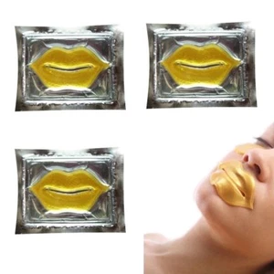 24k Gold Collagen Crystal Lip Mask Bionic Mask Moisturizing Lip Care - Picture 1 of 3