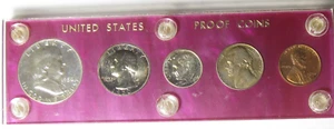 Uncirculated 5 Coin 1950 US Proof Set in Capital Holder - #10955 - Picture 1 of 7