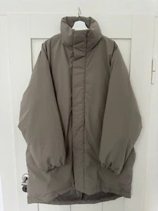 MUJI Wasserabweisender Daunenmantel - sand - L - oversized - Bild 1 von 4