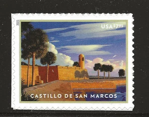 US Scott #5554, Single 2021 Castillo de San Marcos VF MNH - Picture 1 of 1