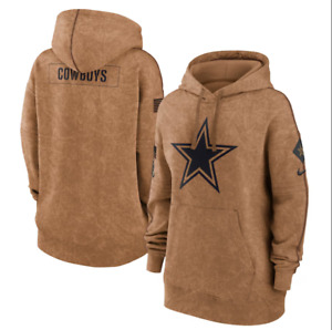 Dallas Cowboys Nike Women's 2023 Sideline Salute to Service  Pullover Hoodie