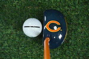 VINTAGE & RARE LINKSWALKER CUSTOM MID-MALLET PUTTER CHICAGO BEARS NFL 35” RH - Picture 1 of 8