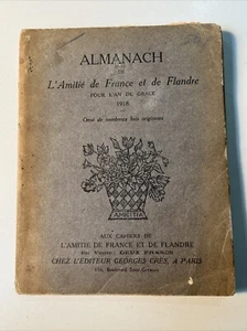 Almanach de l'amitié de France et de Flandre pour l'an de grâce 1918 - Imagen 1 de 19