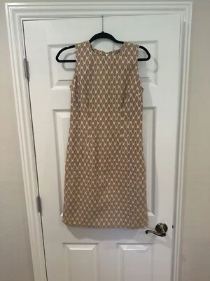 Vestido Liz Claiborne Marrón Sin Mangas Talla Pequeña Foto 1 de 4