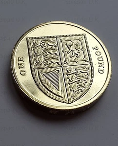 2010 BU ROYAL MINT SHIELD ONE POUND £1 BRILLIANT UNCIRCULATED - Bild 1 von 2