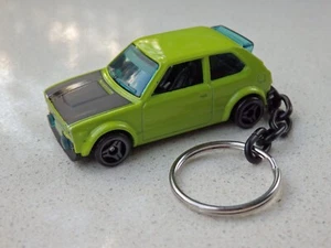 Hot Wheels '73 Honda Civic Custom Classic Japanese Car with a Keychain Keyring - Picture 1 of 3