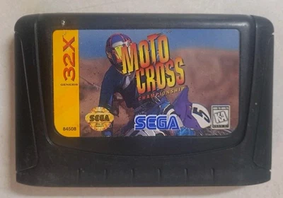 Motocross Championship (Sega 32X Genesis 1994) Cartridge Only Blockbuster Rental - Image 1 of 2
