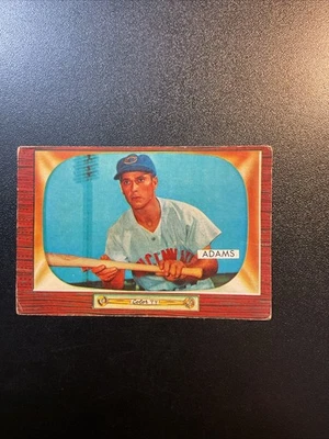 1955 Bowman - Bobby Adams #118 Cincinnati Red Legs / Reds EX - Image 1 of 4