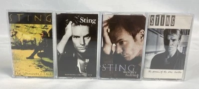 STING Cassette Tape Lot x4 Blue Turtles Sun Ten Summoner's Tales Mercury Falling - Image 1 of 4