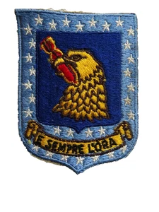 pATCH VINTAGE 96TH BOMB WING E SEMPRE L’ORA ORIGINAL EMBROIDERED CLOTH neocurio - Picture 1 of 4