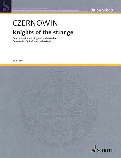 Chaya Czernowin Knights of the Strange for Electric Guitar Accordion Sheet Music - Image 1 of 1