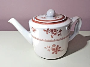 Vintage Spode Gloucester Red Teapot Fine Stone Copeland England Y8376 6 Cup - Picture 1 of 8