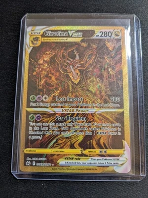 Pokemon Giratina VSTAR Crown Zenith Gold Full Art Card GG69/GG70 Near Mint - Image 1 of 3