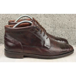 Johnston & Murphy Cellini Chukka Stiefel Herren 10,5 M Braun Leder Freizeit - Bild 1 von 10