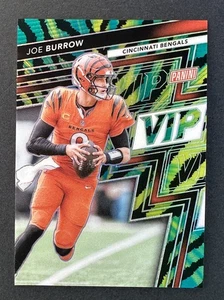 2025 Panini The National Gold VIP Joe Burrow Baja Tiger Stripe Prizm #29 SP - Picture 1 of 2