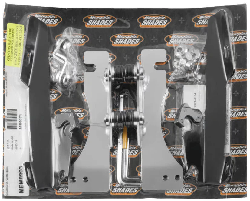 Kit de trava de gatilho Memphis Shades para carenagem Batwing - Preto MEM8993 - Imagem 1 de 4