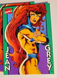Tarjetas de superhéroes de Marvel Crunch 'N Munch 1994 Jean Grey X-Men - Imagen 1 de 2