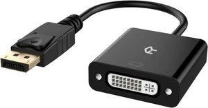 Rankie DisplayPort (DP) to DVI Adapter, 1080P Full HD Converter (Black) r-1141 - Picture 1 of 5
