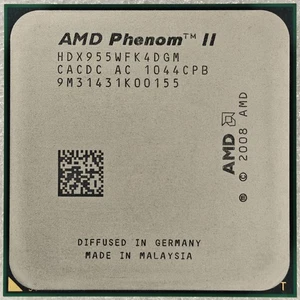 AMD Phenom II X4 955 CPU 4Core 3.2GHz 6M 95W HDX955WFK4DGM Socket AM3 Processors - Picture 1 of 2