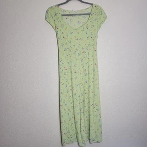 Cotton On Damenkleid grün Blumenmuster Medium - Bild 1 von 11
