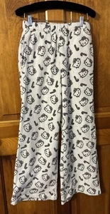 Hello Kitty Sanrio Fleece Pajama Lounge Pants Winter Collection Candy Cane Small - Picture 1 of 8