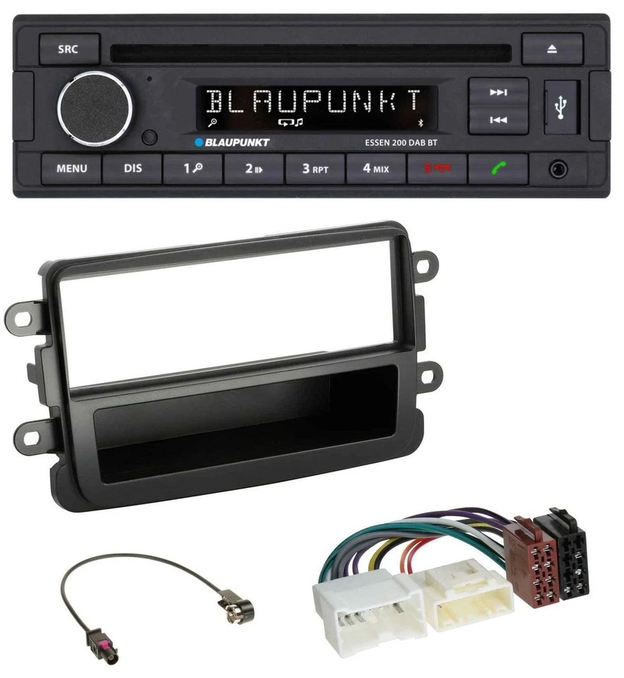 Blaupunkt USB MP3 Bluetooth DAB CD Autoradio für Dacia Lodgy Duster Dokker Sande - Bild 1 von 4