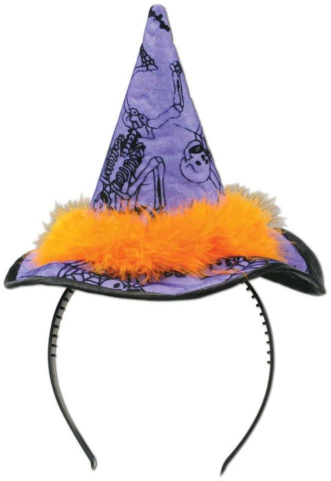Diadema sombrero bruja para Halloween - Beistle Foto 1 de 1