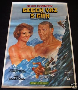 1982 Five Days One Summer ORIGINAL FILM POSTER Sean Connery - Imagen 1 de 1